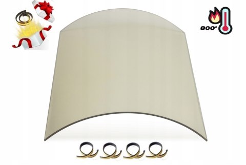 SZKŁO KOMINKOWE KOZA PICARD SZYBA GIĘTA PANORAMA SZYBA DO PIECYKA TopStoc