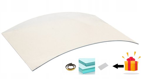 Szyba gięta do pieca kominka kozy żaroodporna TopStoc