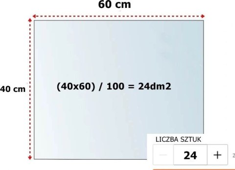 Szyba żaroodporna do kominka 59x38cm 4mm grubości Invicta TopStoc