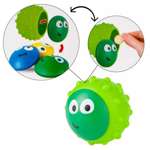 Gumowe piłki piłeczki sensoryczne owady A008