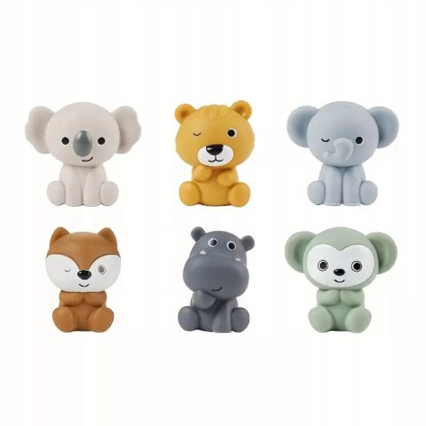 Zabawki do kąpieli na palce - zwierzątka silikonowe dla dzieci