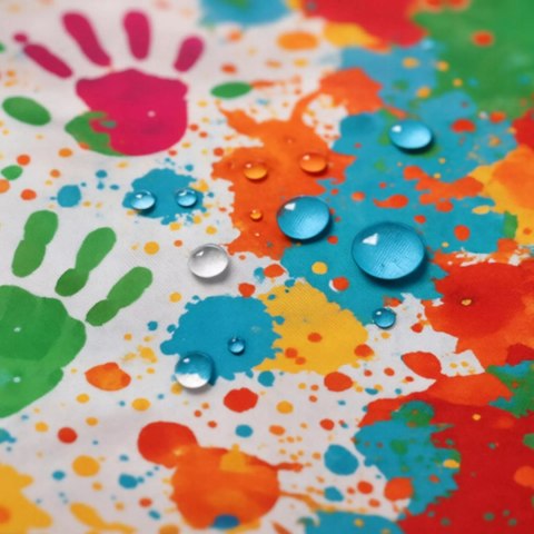 Fartuszek ochronny do malowania dla dzieci 1-3 lat fartuch wodoodporny