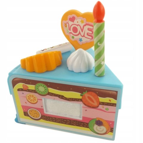 Tort urodzinowy do krojenia na rzepy świeczka WD-I58N