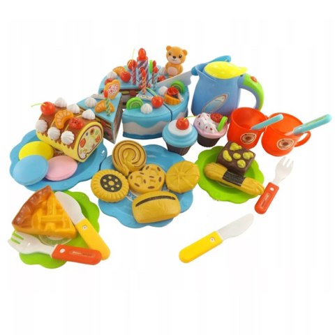 Tort urodzinowy do krojenia na rzepy świeczka WD-I58N