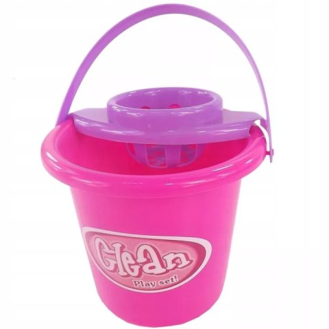 Zestaw do sprzątania dla dzieci wiaderko mop 667E