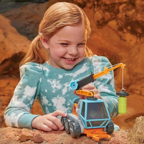 Edukacyjny dźwig autko 2w1 mikroskop dźwig chwytak 3+ DC9165