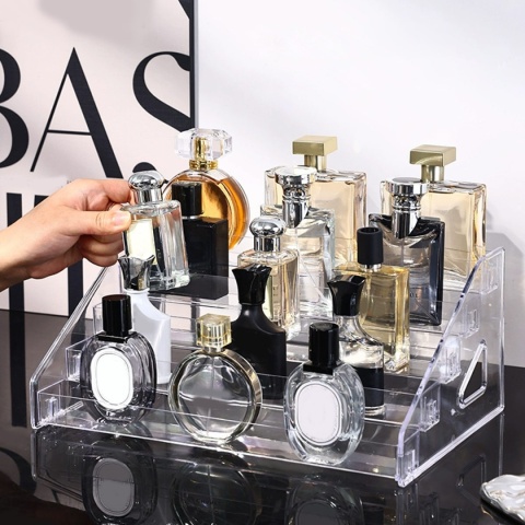 1 szt., przezroczysty wielowarstwowy stojak na perfumy,