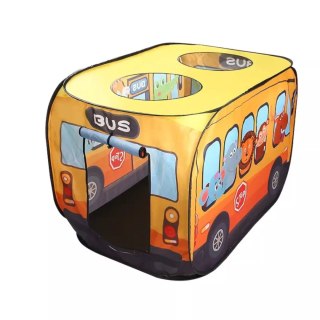 Duży namiot dla dzieci do zabawy Wesoły Autobus samo rozkładający się