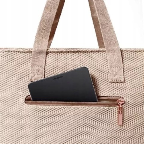 Torba dla mamy do wózka BabyOno CARMEN beżowa torba z matą i apaszką